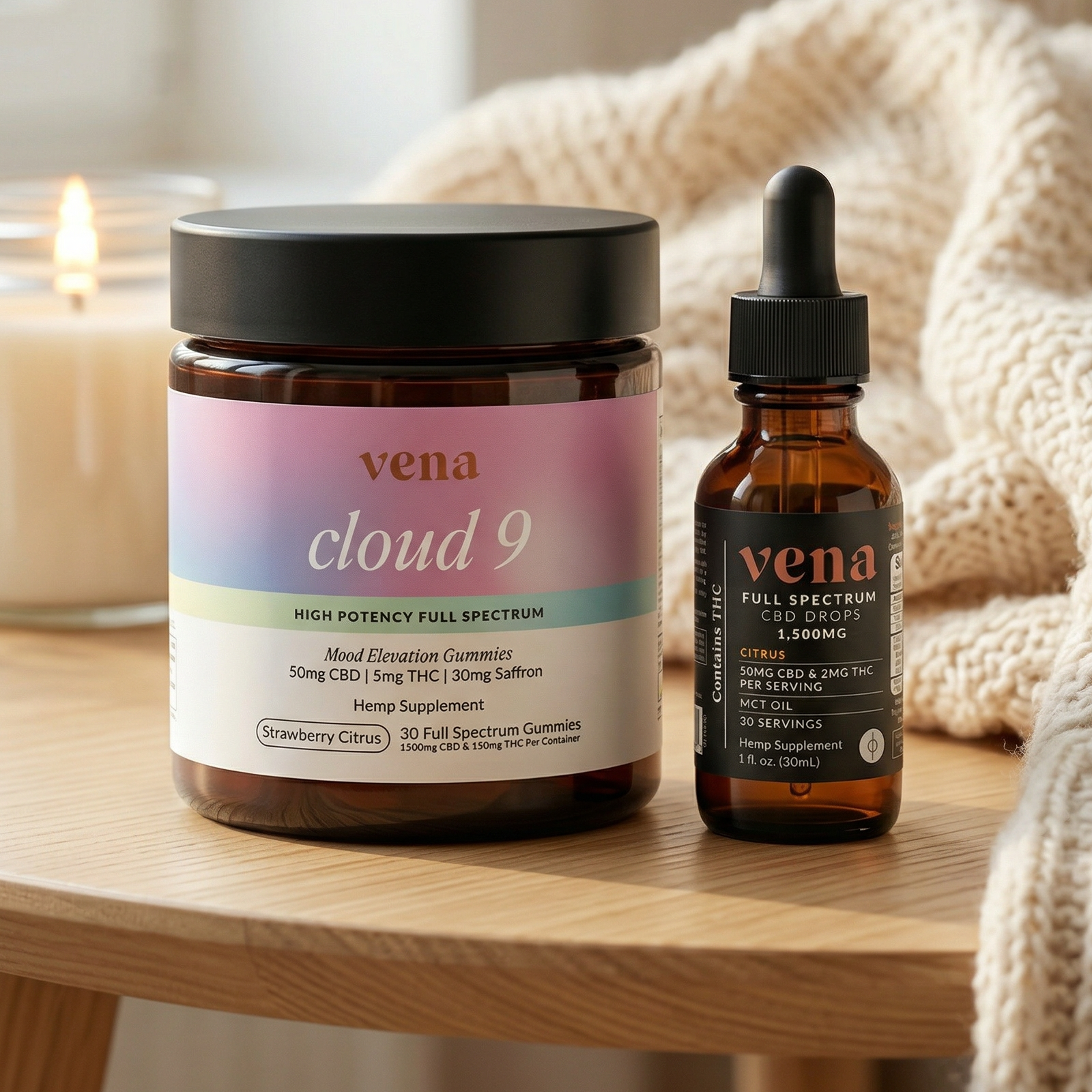 Above the Clouds Bundle: Cloud 9 + Tincture – VenaCBD.com