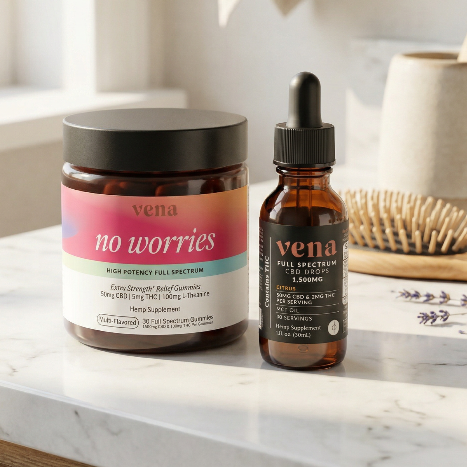 Unwind From the Grind Bundle: No Worries + Tincture – VenaCBD.com
