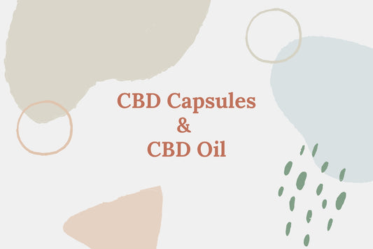 Title graphic: CBD Capsules & CBD Oil