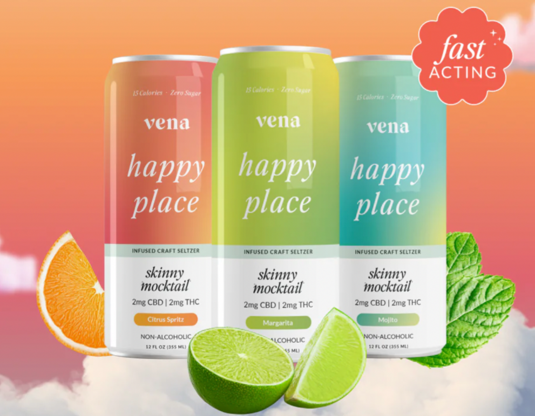 Introducing Vena Happy Place THC Mocktails To Elevate Your Evenings