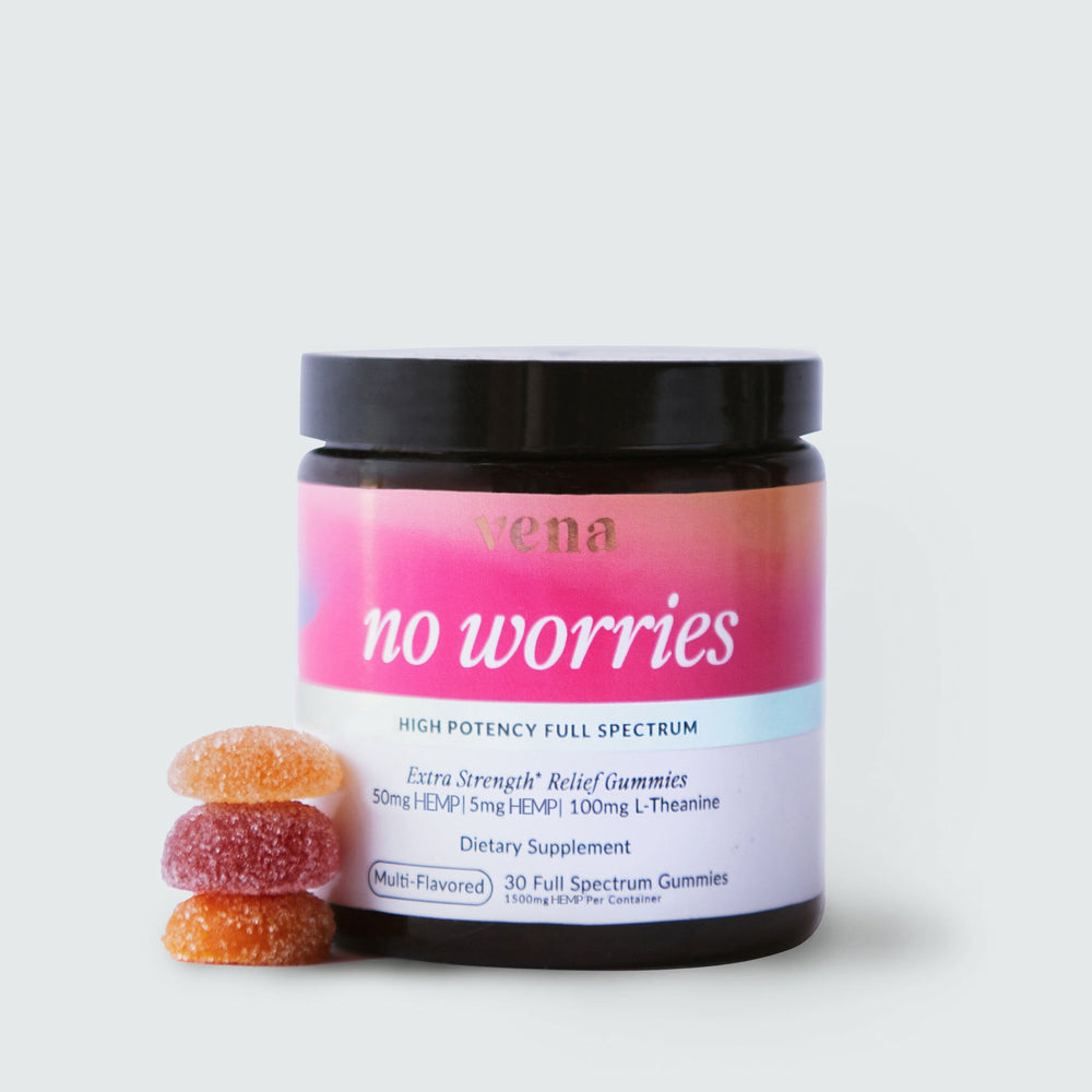 No Worries Extra Strength Relief Hemp Gummies