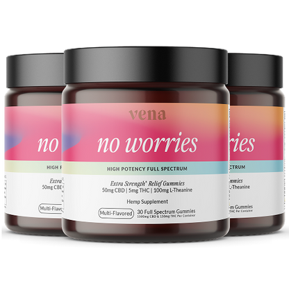 No Worries CBD THC Gummies