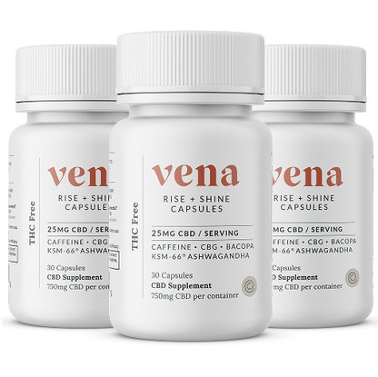 Rise + Shine CBD Capsules