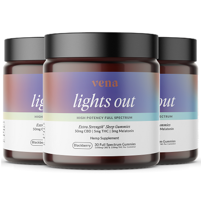 Lights Out Sleep THC Gummies