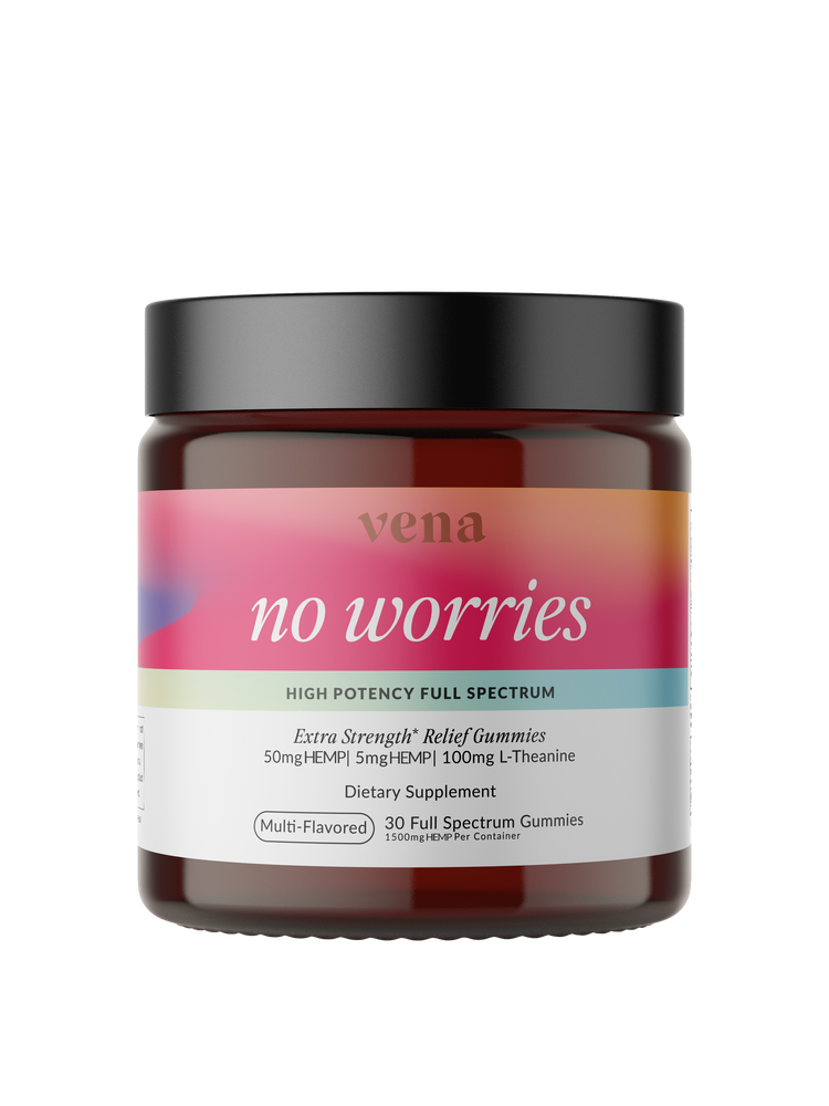 No Worries Extra Strength Relief Hemp Gummies