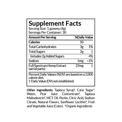 xtra bliss High Potency Hemp Gummies