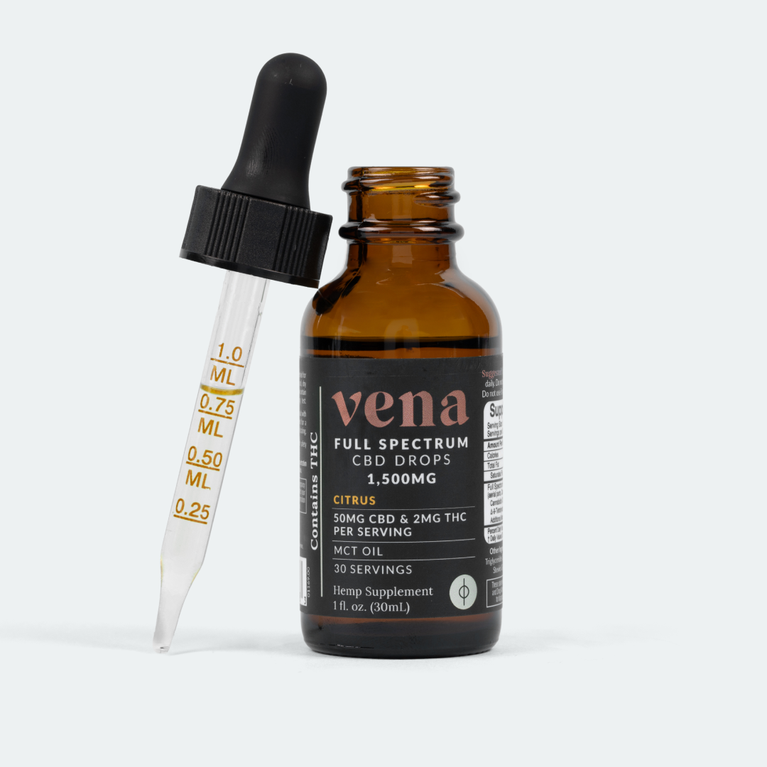 Full Spectrum CBD & Delta 9 THC Tincture - Vena CBD