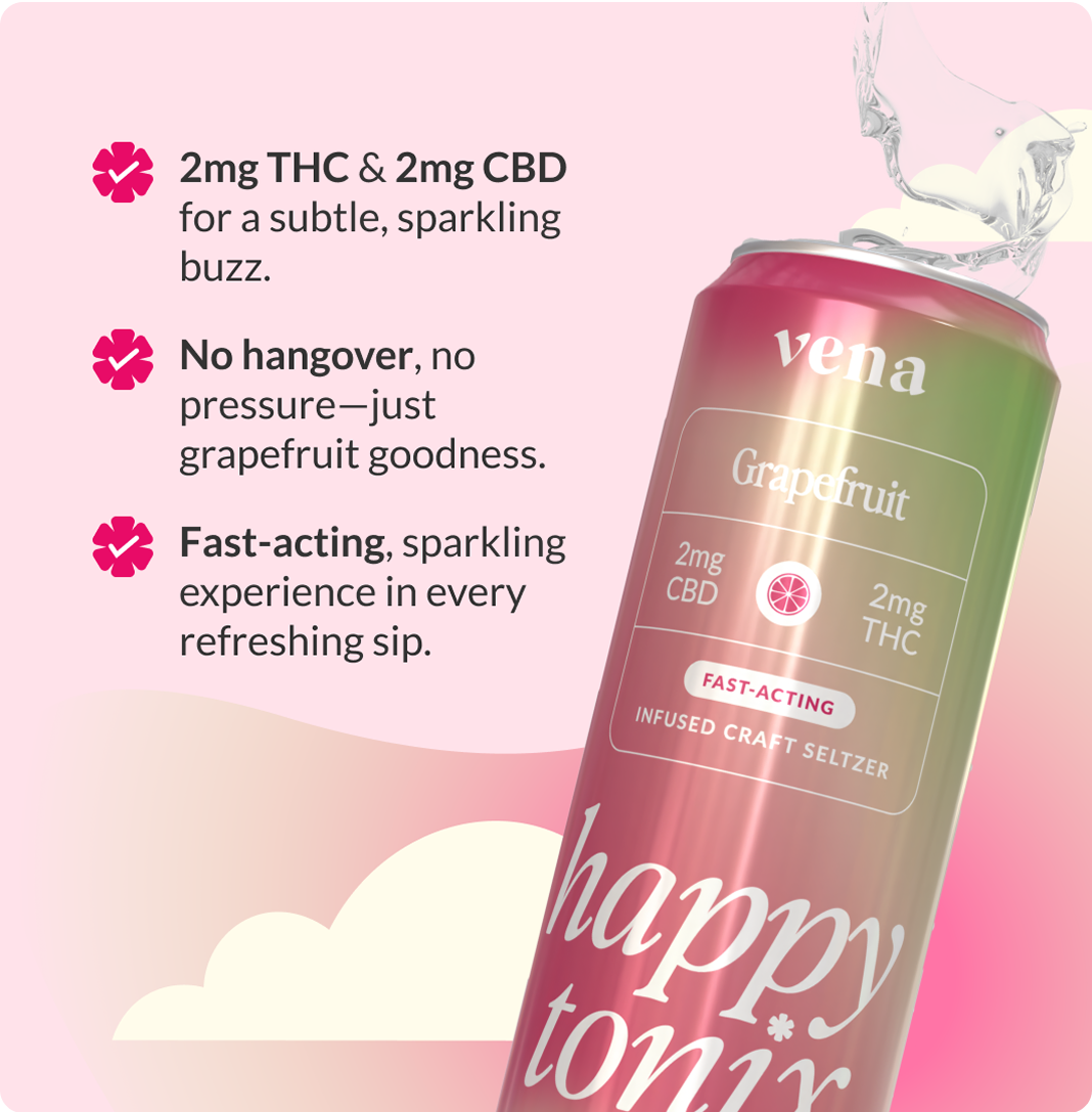 Happy Tonix | Grapefruit Seltzer