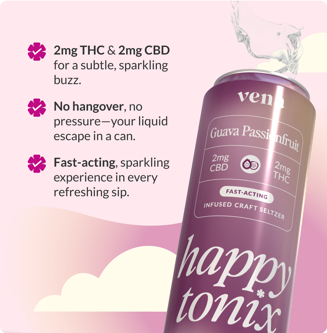 Happy Tonix | Guava Passionfruit Seltzer