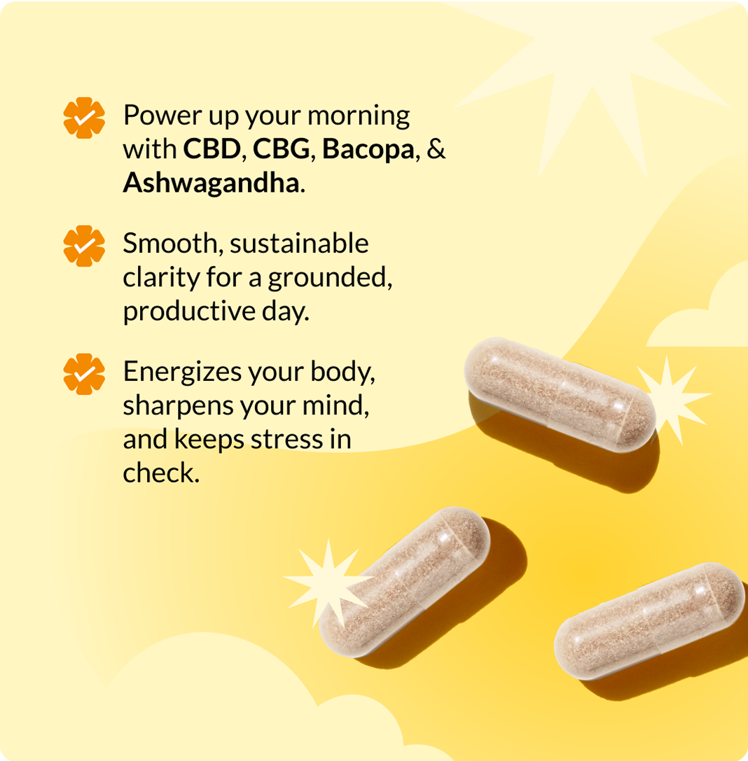 Rise + Shine CBD Capsules