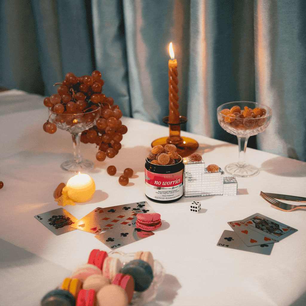 CBD & THC Stress Relief Delta 9 Gummies. No Worries from Vena Vena CBD